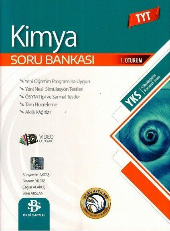 TYT Kimya Soru Bankası Bilgi Sarmal Yayınları