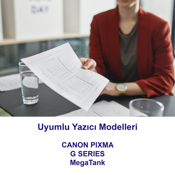 YSY CANON PIXMA G Series MegaTank G3100,G3102,G3110,G3200,G3400,G3410,G3411 ( 4+1 ) 50'şer mL (Özel Şırıngada) Mürekkep Seti - 7