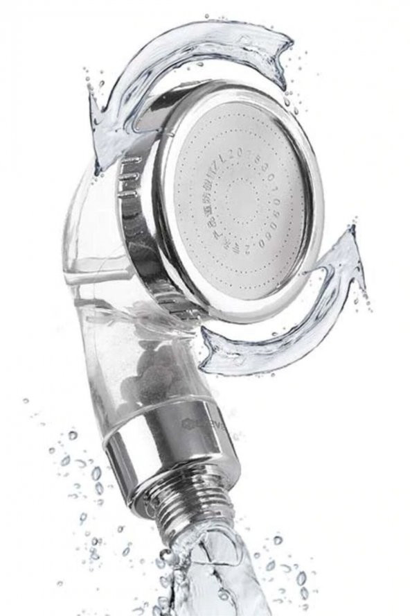 2 In 1 Spiral Hortumlu Ayarlanabilir Hareketli Banyo Mutfak Lavabo Musluk Duş Başlığı - 6