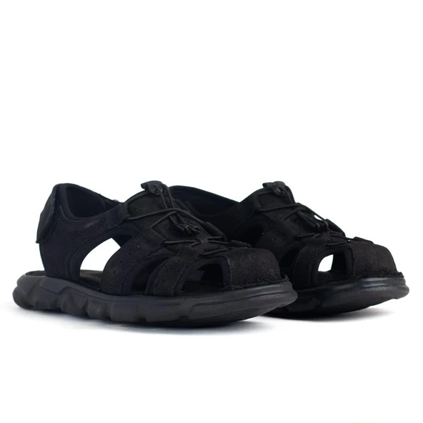 PEPİTA 4870 BURNU KAPALI YUMUŞAK DERİ ERKEK SANDALET - 10