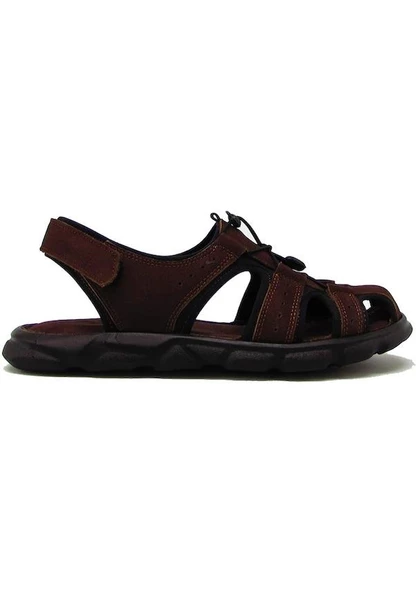 PEPİTA 4870 BURNU KAPALI YUMUŞAK DERİ ERKEK SANDALET - 3