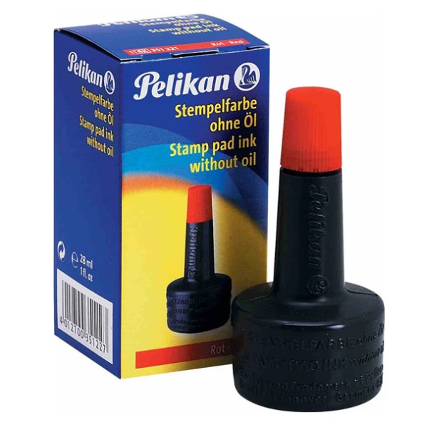 Pelikan Istampa Mürekkebi 28 ML Kırmızı Istampa Mürekkebi - 1