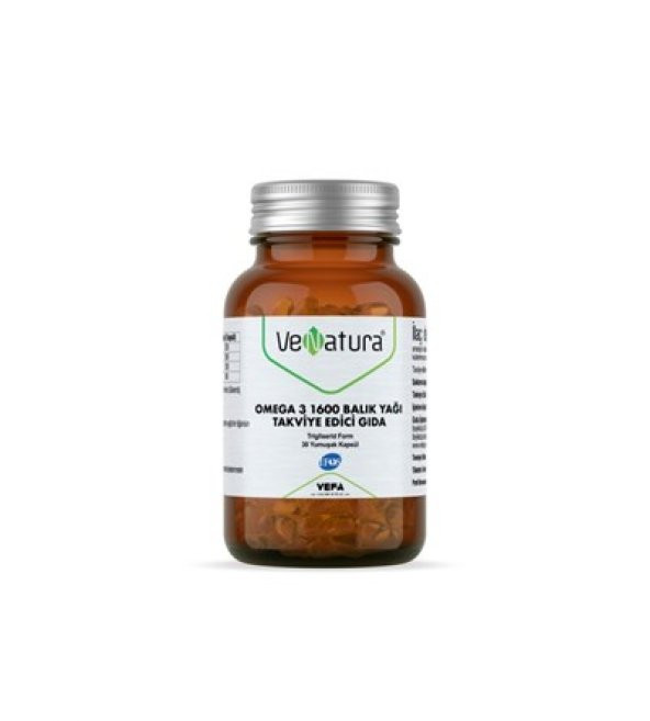 VeNatura Omega 3 1600 Balık Yağı 30 Kapsül