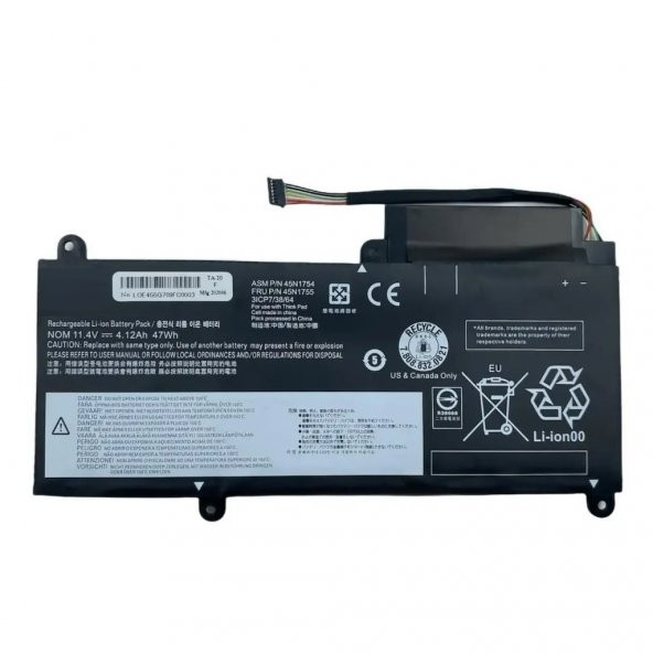 Lenovo ThinkPad E450, E450c, E455, E460, E465, 45N1753, 45N1755, 45N1757 Batarya - Pil