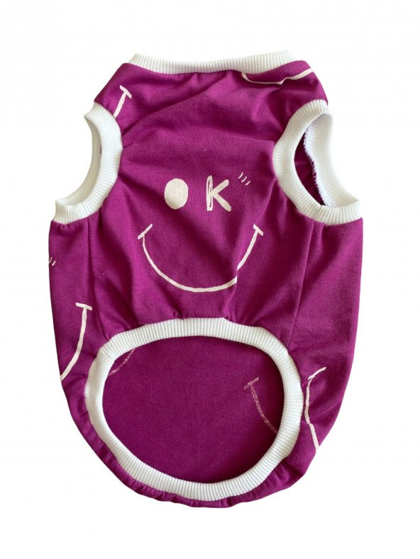 BONANZA Purple Okay Yazlık Kedi Tişörtü, Kedi Kıyafeti - 3