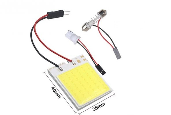 T10 Araç içi aydınlatma 48 Smd Led Panel