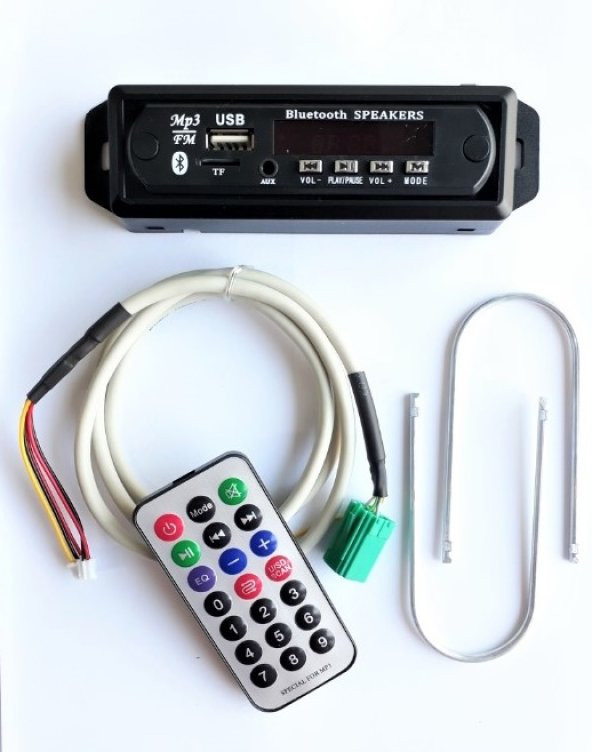 Renault Megane-Clio-Kangoo Usb-Bt-Aux Çalar 12 Volt