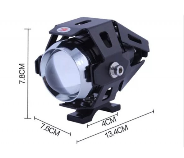 U5 Motosiklet Sis Farı Su Geçirmez 3 Mod (2 Adet Led  1 Anahtar) - 2