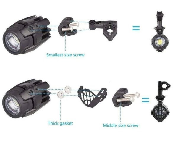 E9 E-Mark Bmw Motosiklet sis lambası - 2