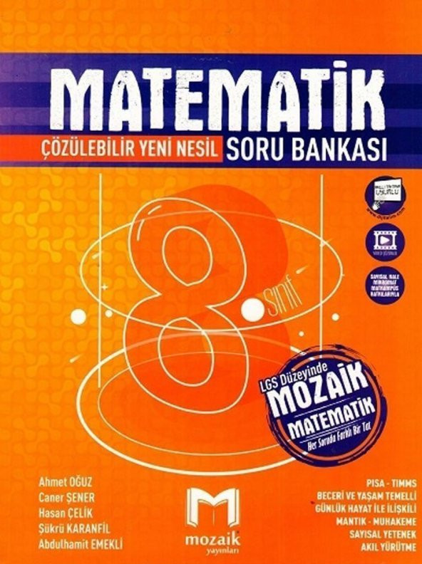 8. Sınıf Matematik Soru Bankası Mozaik Yayınları