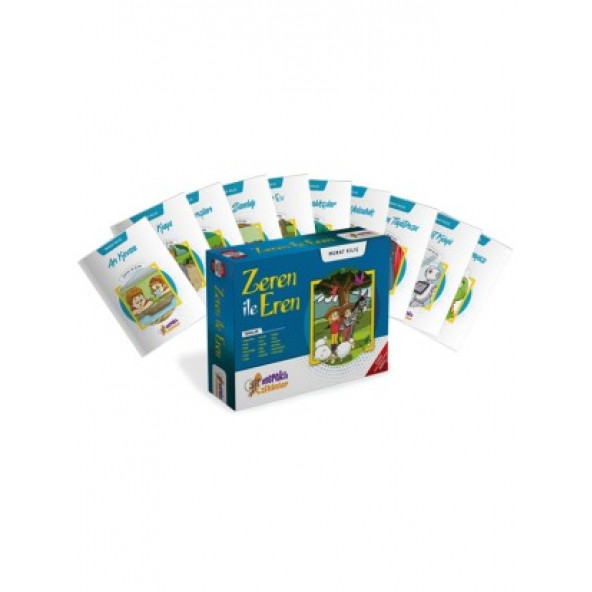 Zeren İle Eren Meraklı Zihinler 1. Sınıf Hikaye Seti 10 Kitap - 1