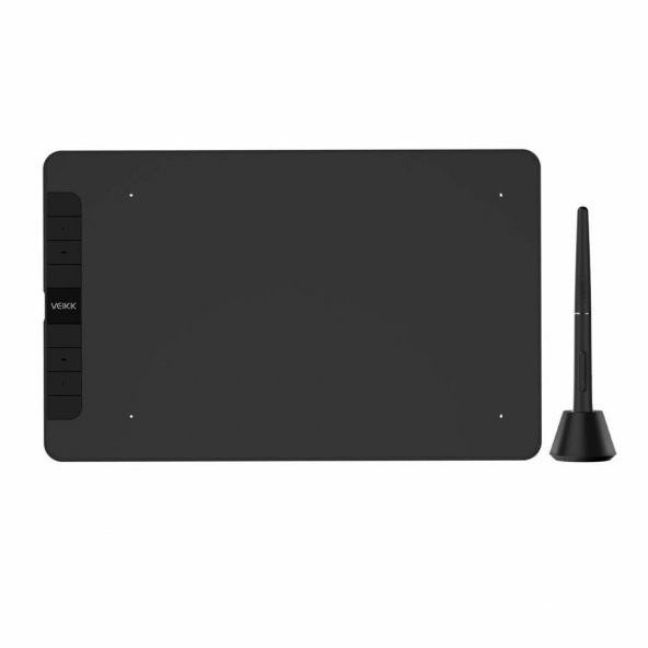 Veikk VK1060 10x6" 6 Kısayol Tuşlu Sağ/Sol El Uyumlu Grafik Tablet+Kalem