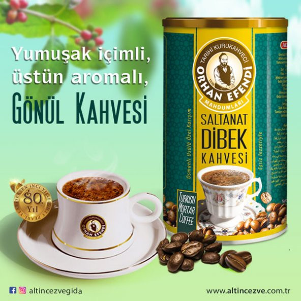 Orhan Efendi Dibek Kahvesi Teneke 500 G - 2