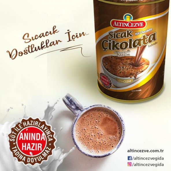 Altıncezve Altıncezve Sıcak Çikolata - Teneke 250 gr - 2