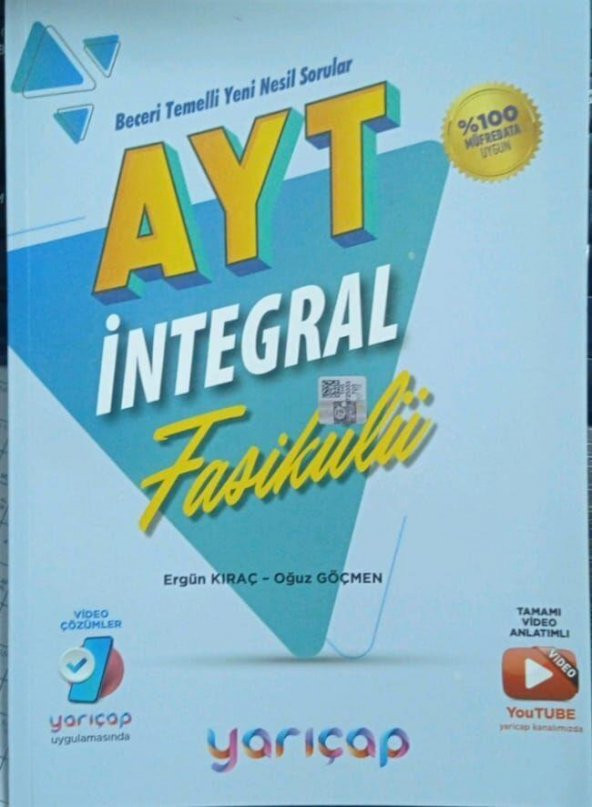 AYT İntegral Fasikülleri Yarı Çap Yayınları