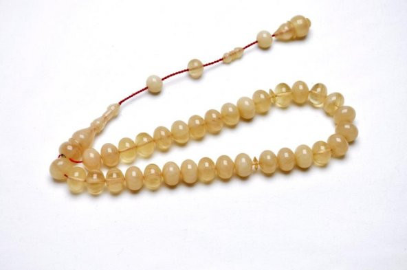 Tesbihci Dayı Sıkma Kehribar 10*8 mm  (Khr -10951) - 2