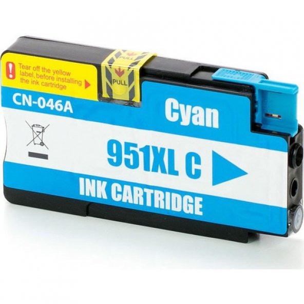 For Lexmark Hp Cm750A Kartuş Mavi Yüksek Kapasiteli Mürekkep 1500 Sayfa Çipli Hp 951Xl