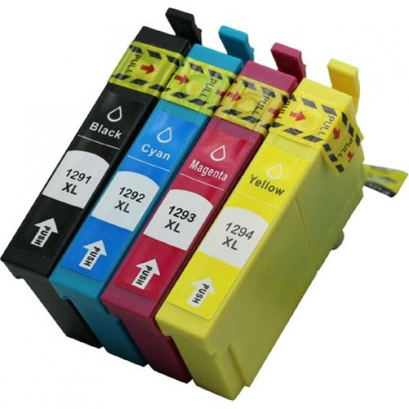 Photo Print Epson Stylus SX420W Uyumlu 4 Renk Muadil Kartuş Seti