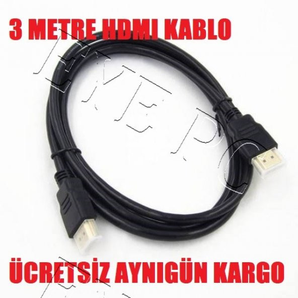 Hdmi 3Metre Tv Uydu Arasi Kablo Kaliteli ürün görseli