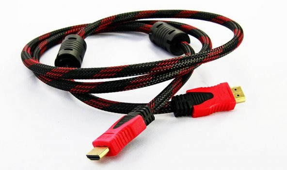 Hdmi To Hdmi Kablo 3 Metre Altin Uçlu Örgülü Hdmi Kablo - 2