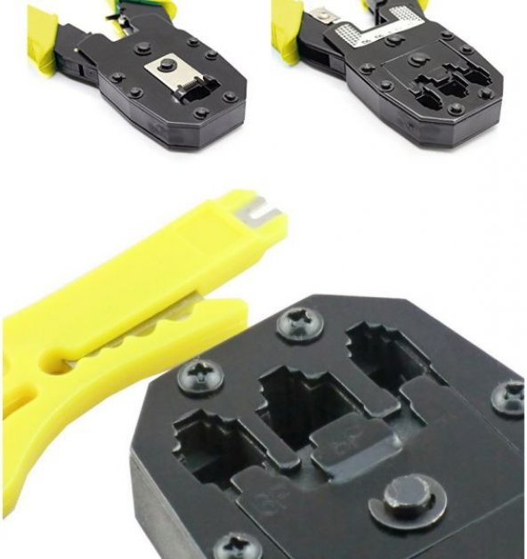 Network Pense - Rj45 Ethernet Pensesi - Cat5 Cat6 Sıkma Çakma - 3