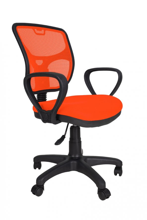 Gizmo Fileli Bilgisayar Ofis Çalışma Sandalyesi Koltuğu FK1100 turuncu