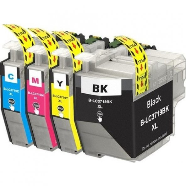 Xplus Brother LC3719XL Set Muadil Kartuş / MFC-J3930 / MFC-J2330 / MFC-J2730 / MFC-J3530N
