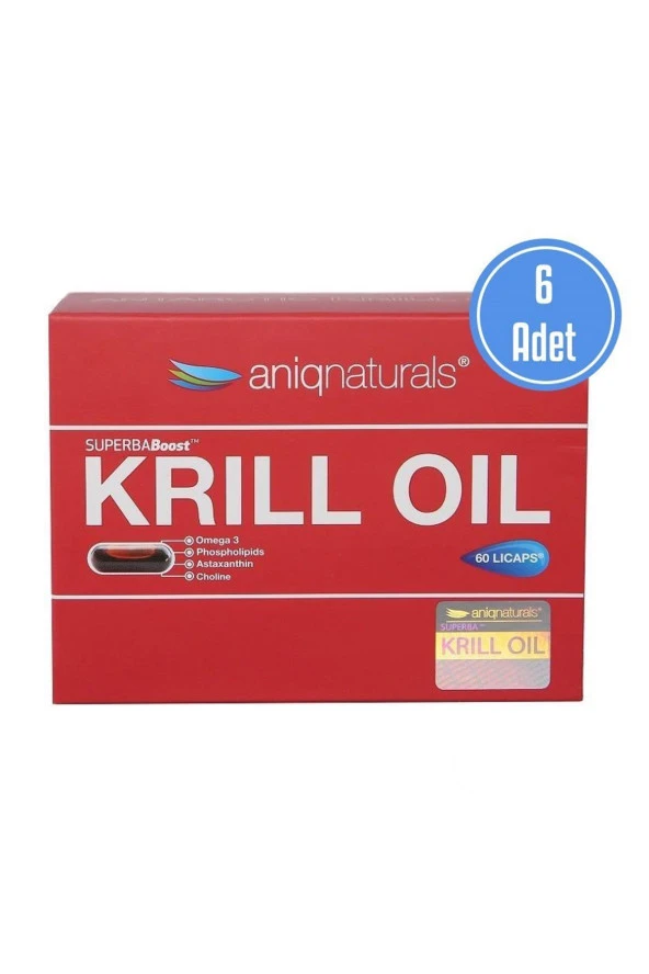 Aniqnaturals Krill Oil 60 Lİcaps 6 Adet ürün görseli 1