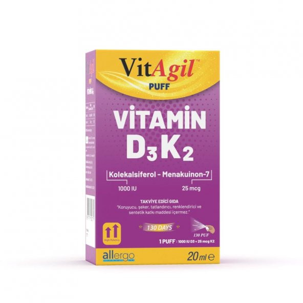 Vitagil Puff Vitamin D3K2 Sprey