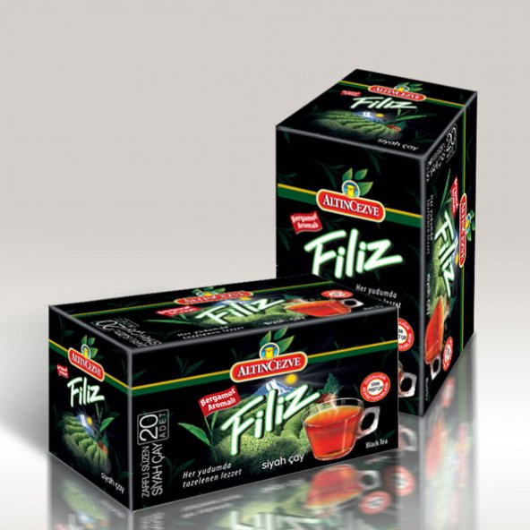 Altıncezve Filiz Bergamot Aromalı Siyah Bardak Poşet Çay 20li - 3