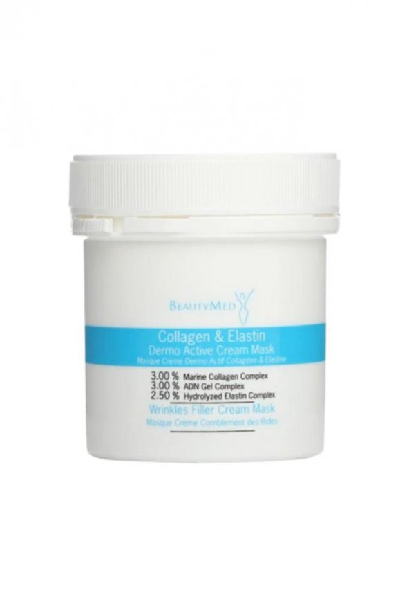 Beautymed Collagen And Elastin Dermo Active Cream Mask 100 Ml / 3.4 Fl Oz