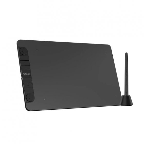 Veikk VK1060Pro 10x6" 6 Kısayol,2 Scroll Tuşlu Sağ/Sol El Uyumlu Grafik Tablet+Kalem - 2