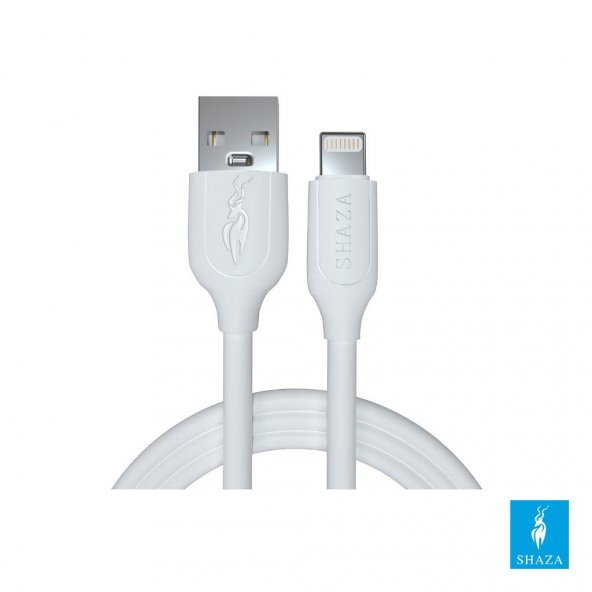 Shaza USB Lightning 2.4A Hızlı Şarj ve Data Kablosu 1M