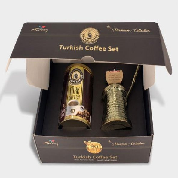 Premium Collection Cezveli Türk Kahvesi Seti - 4