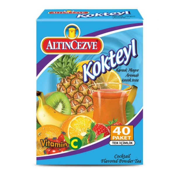 Altıncezve Kokteyl Aromalı Tek İçimlik İçecek Tozu 40 x 1.5 Gr