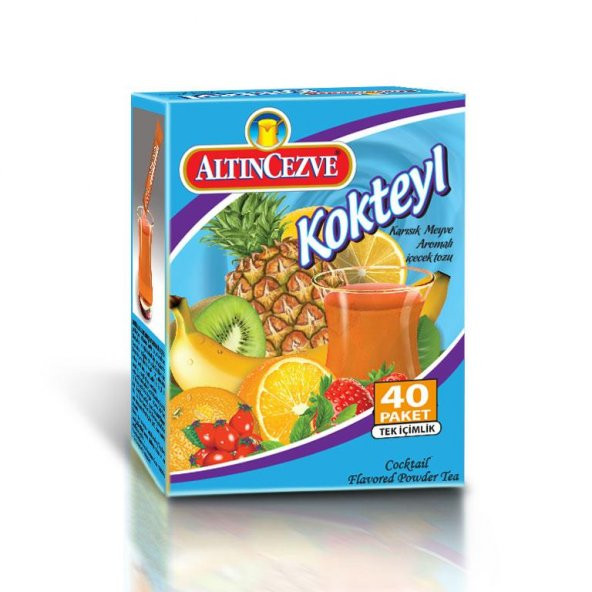 Altıncezve Kokteyl Aromalı Tek İçimlik İçecek Tozu 40 x 1.5 Gr - Resim 2