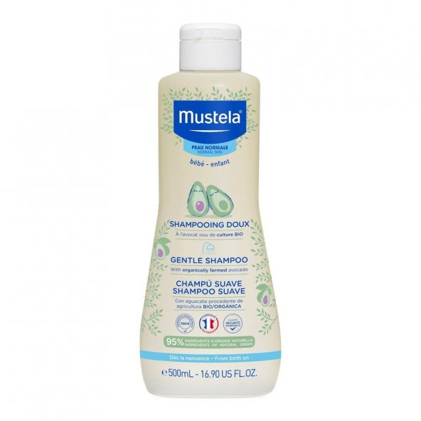 Mustela Gentle Baby Shampoo Papatya Özlü Şampuan 500 ml