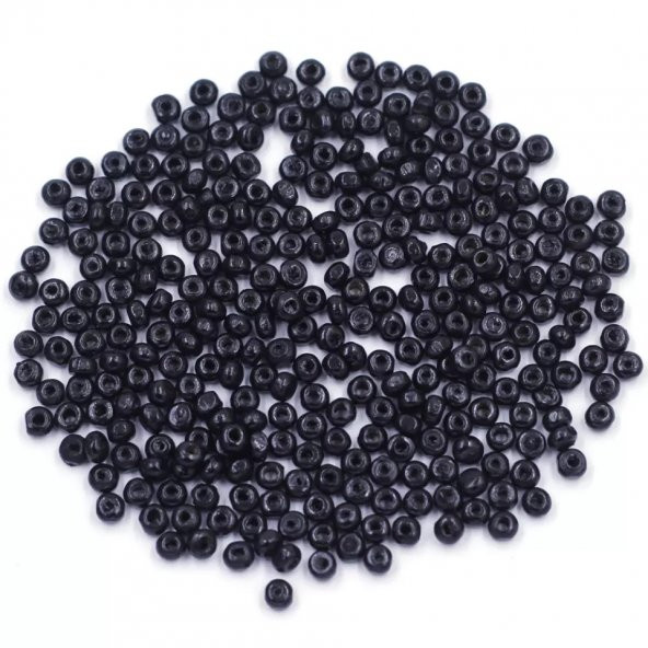500 Adet 4 mm Siyah Ahşap Boncuk Takı Malzemeleri
