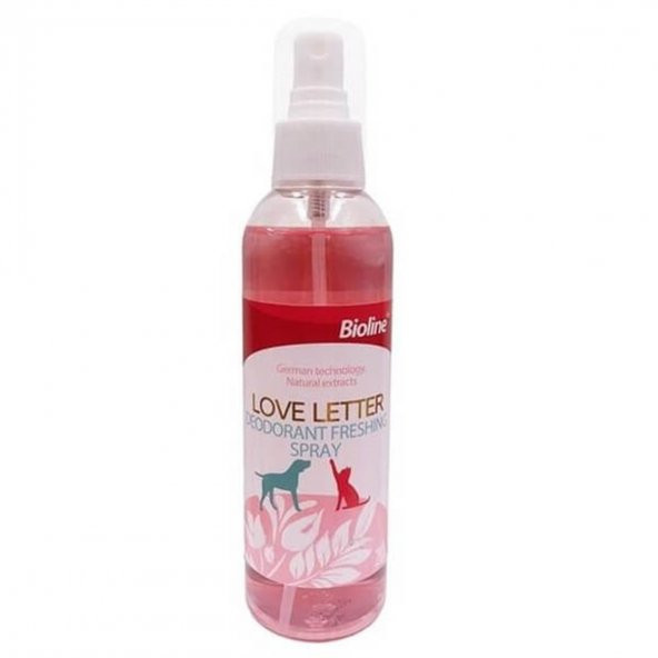 Bioline Kedi ve Köpekler İçin Parfüm Love Letter 207ml - 2