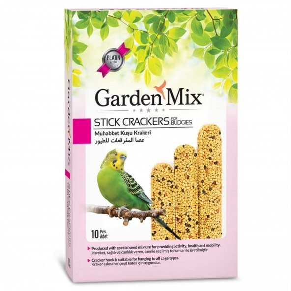 Garden Mix Platin Sade Kuş Krakeri 10lu