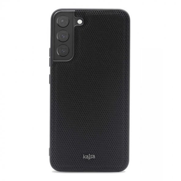 Samsung Galaxy S22 Plus Kılıf Koyu Renk Nokta Tasarımlı Kabartmalı İçi Kadife Lüx Kapak