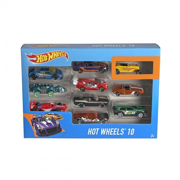 Hot Wheels 10 lu Araba ORJİNAL HOTWHEELS ARABA SETİ