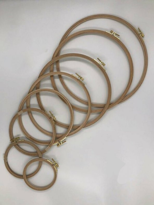 Vidalı Ahşap Nakış Kasnağı 15,5 mm NO : 3