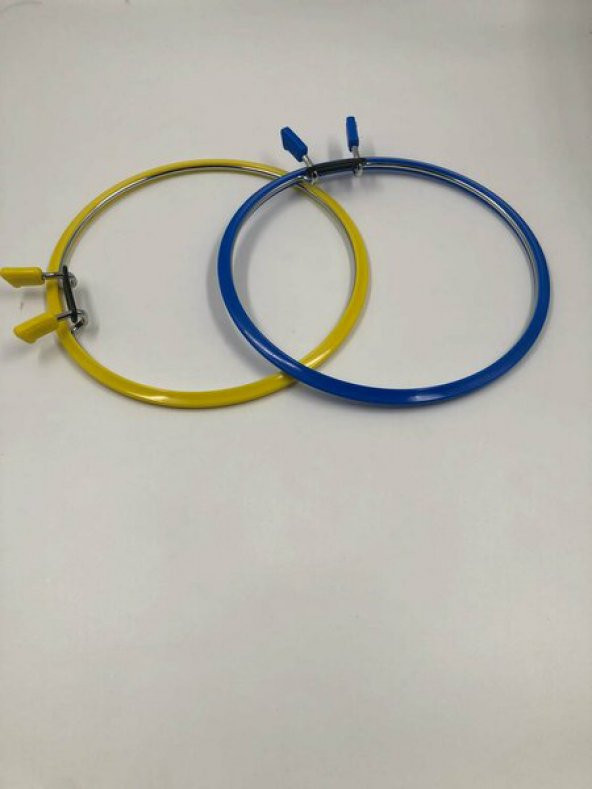 Çelik Kasnak 19,5 Cm - Metal Çelik Yaylı Kasnak Büyük Boy - Nakış Kasnağı