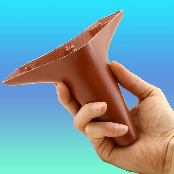 Aspen Lüks Mobilya Kanepe Sehpa TV Ünitesi Koltuk Ayağı 12 cm Kahverengi Baza Ayak - 4