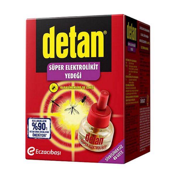 Detan Elektro Likit Super 60 Gece Yedek