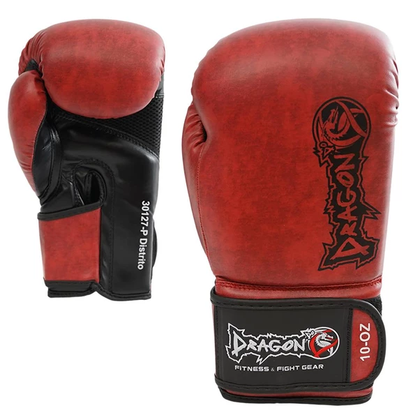 DragonDo 30127-P Distrito Boks Eldiveni, Muay Thai Boxing Gloves