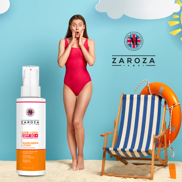 Zaroza Sunscreen Lotion Spf 50+ 150ml - 5