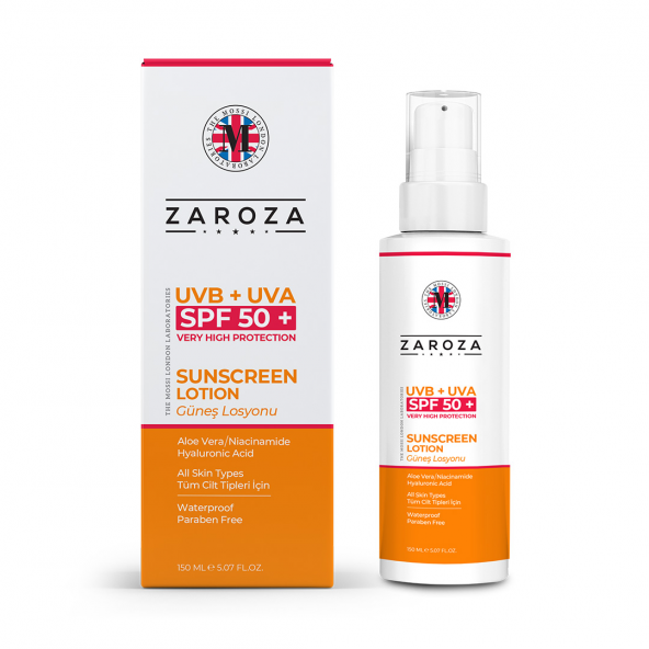 Zaroza Sunscreen Lotion Spf 50+ 150ml