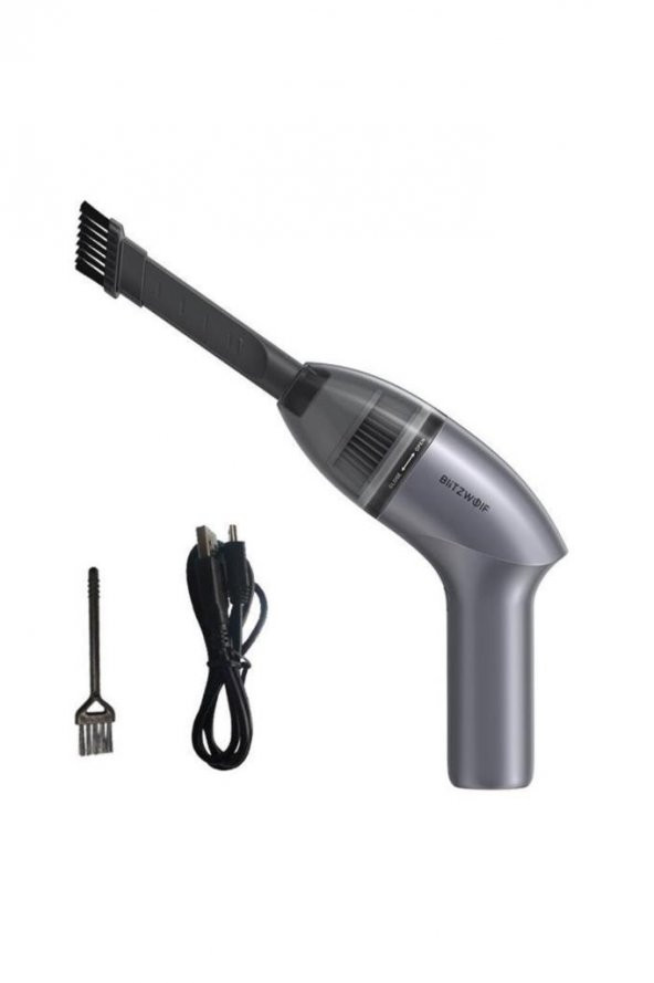 Blitzwolf Bw-ad1 3400rpm Güçlü Emiş Portatif Ev Ve Araç Şarjlı El Süpürgesi - 1